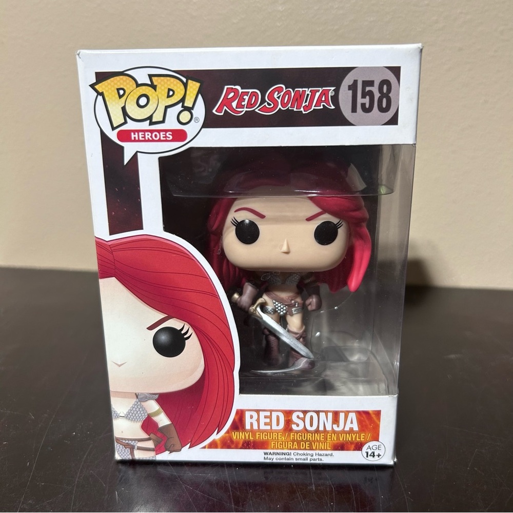 Funko Pop! Vinyl: Red Sonja - Red Sonja #158 See Photos For Box Condition